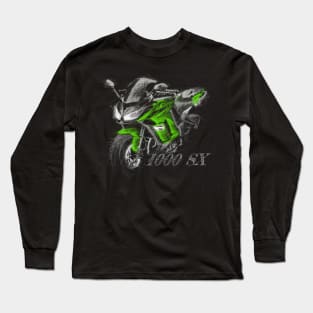 1000 SX Scribble Art Long Sleeve T-Shirt